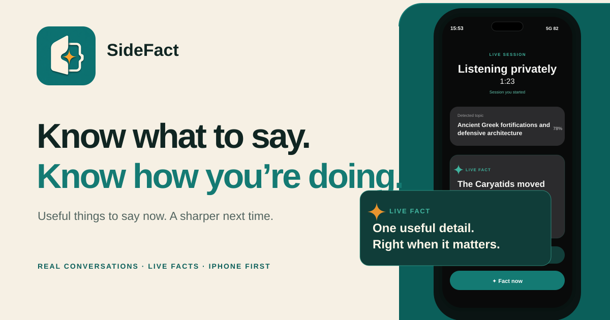 SideFact screenshot 1